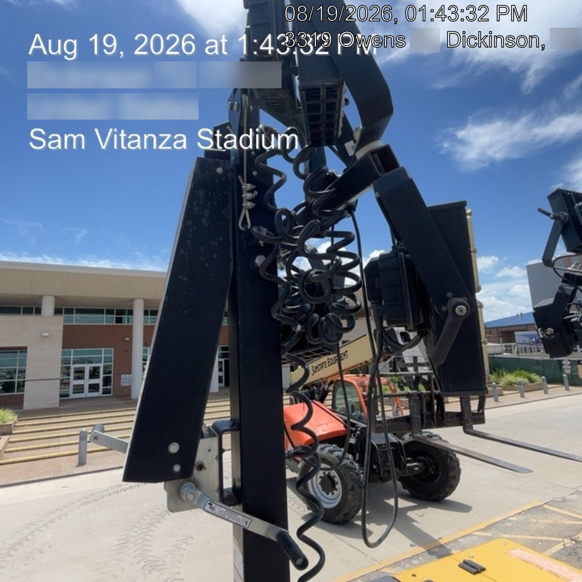 2022 Allmand NLV3GR (4) LED Light Fixture 350W, 23' Vertical Mast, 3kW Prime, Towable, Deep Sea L401, Leveling Jacks, Yanmar T4F 5.8hp