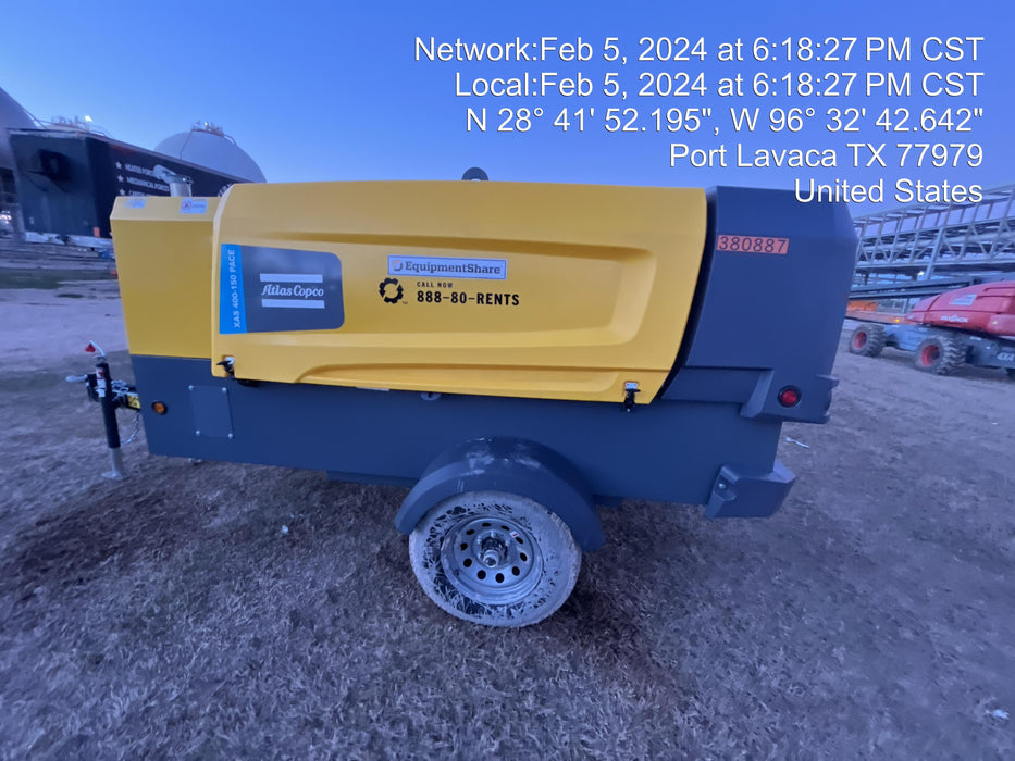 2023 ATLAS COPCO XAS 400-150 PACE