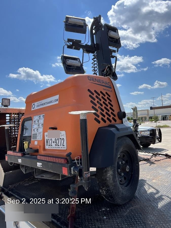 2023 Generac MLT2 Diesel, Flex Switch 120V Input, Powerzone Controller, (4) 320W LED Lights, 4kW Generator, 39.9 Gal Fuel Tank, 2" Ball, T3