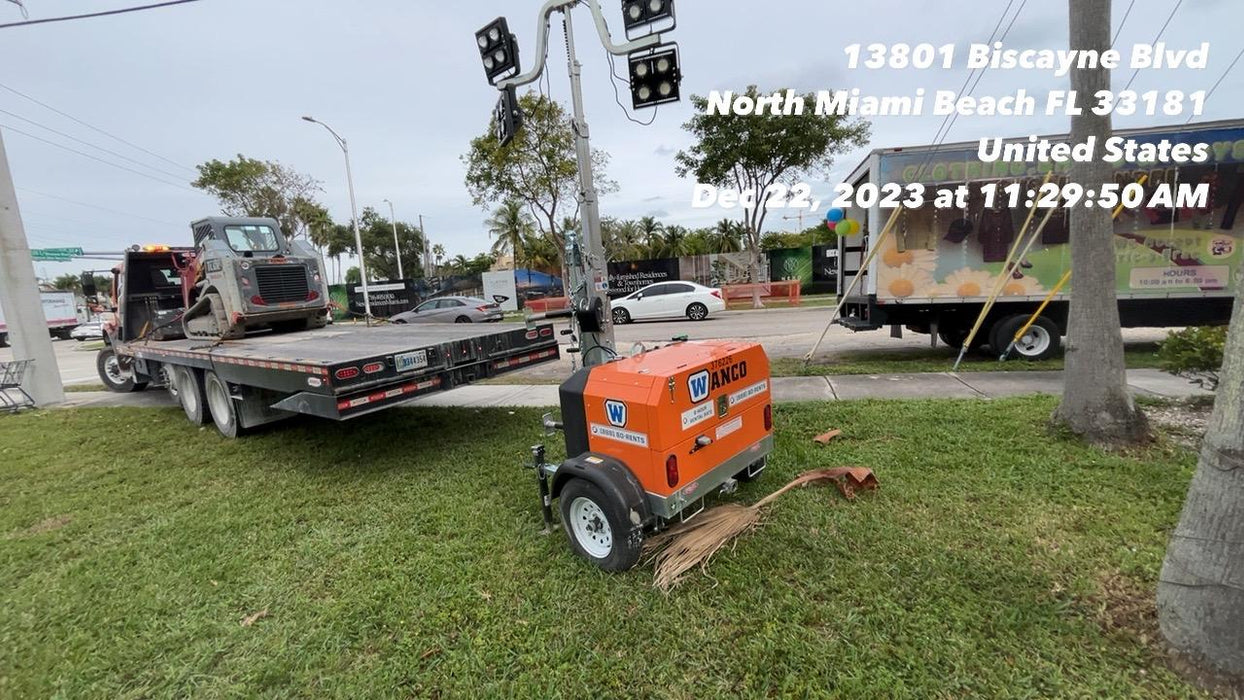 2023 Wanco WLTT-4MM4K Diesel, Deep Sea Controller, Shore Power Plug, Auto Start, (4) 350W LED Floodlights, 4kW Generator, 60 Gal Fuel Tank, 2" Ball, T3