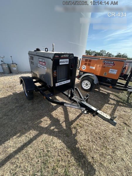 2024 Lincoln Electric LE400 Kubota V1505, Trlr, Cable Rack, Light Kit, ES Decals, T3