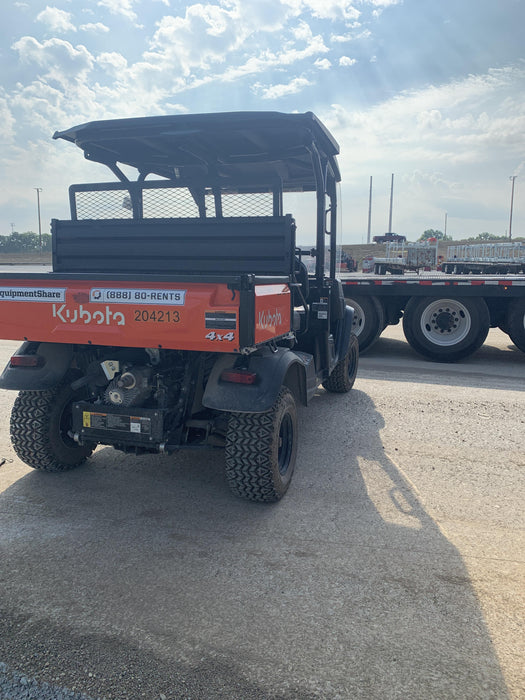 2022 Kubota RTV-X1140W-H Plastic Canopy, Windshield Acrylic Clear, LED Strobe Light, Wire Harness Kit, Back up Alarm