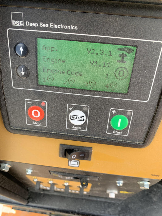 2021 Allmand NLV3GR (4) LED Light Fixture 350W, 23' Vertical Mast, 3kW Prime, Towable, Deep Sea L401, Leveling Jacks, Yanmar T4F 5.8hp