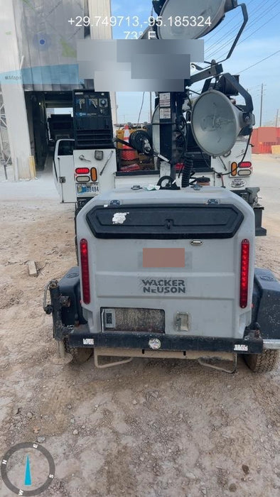 2019 Wacker Neuson LTV6L-MH Wacker Neuson LTV6L Mobile Light Tower w/Fuel Level Sensor Installed