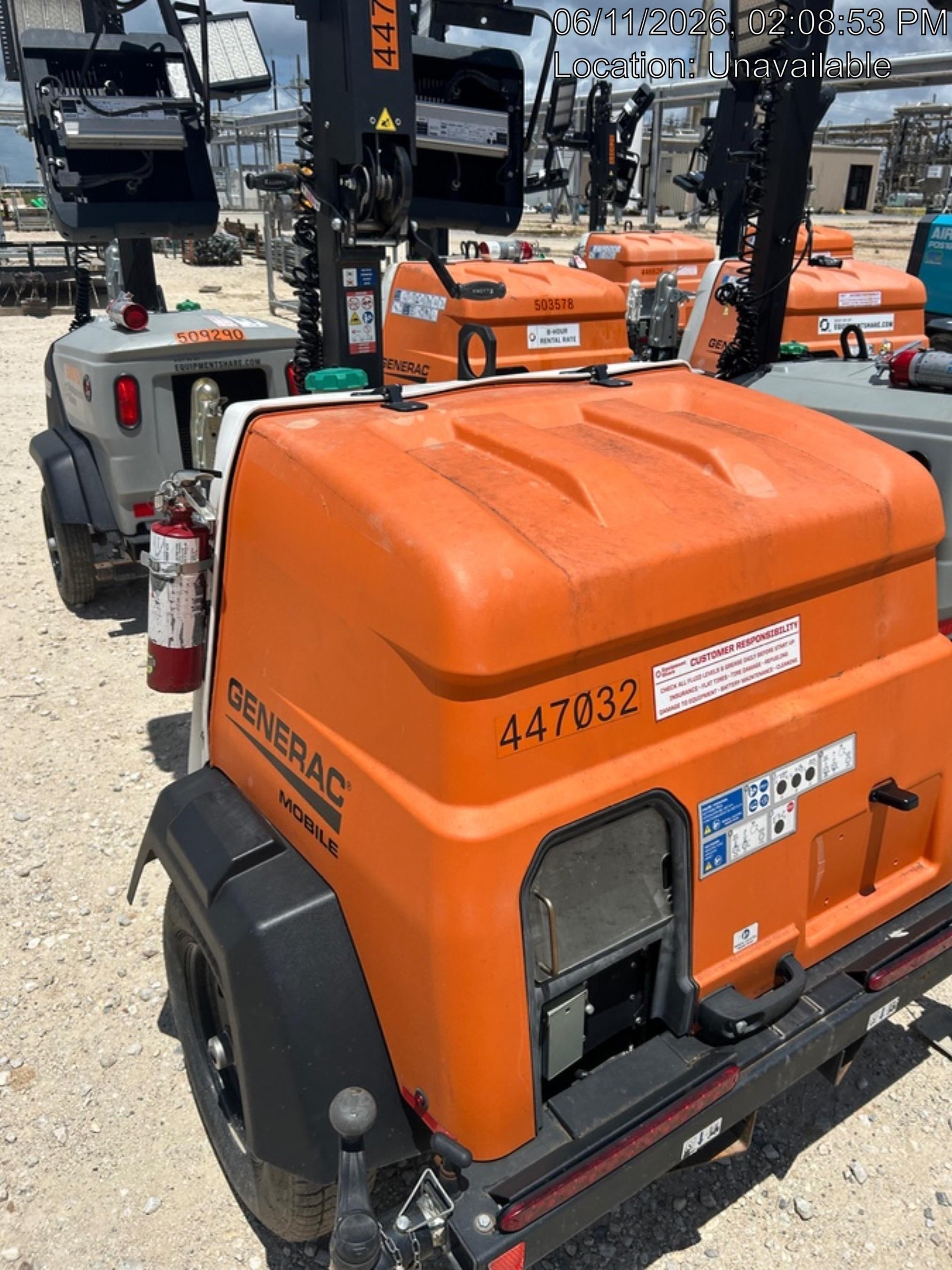 2024 Generac MLTS-4 2.4kW, Mitsu Eng, Analog, LED, Diesel.