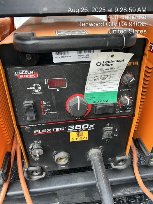 2025 LINCOLN ELECTRIC FLEXTEC 350X