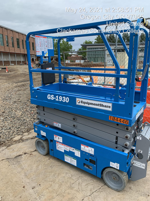 2020 Genie GS-1930 Standard Machine, 800W Inverter