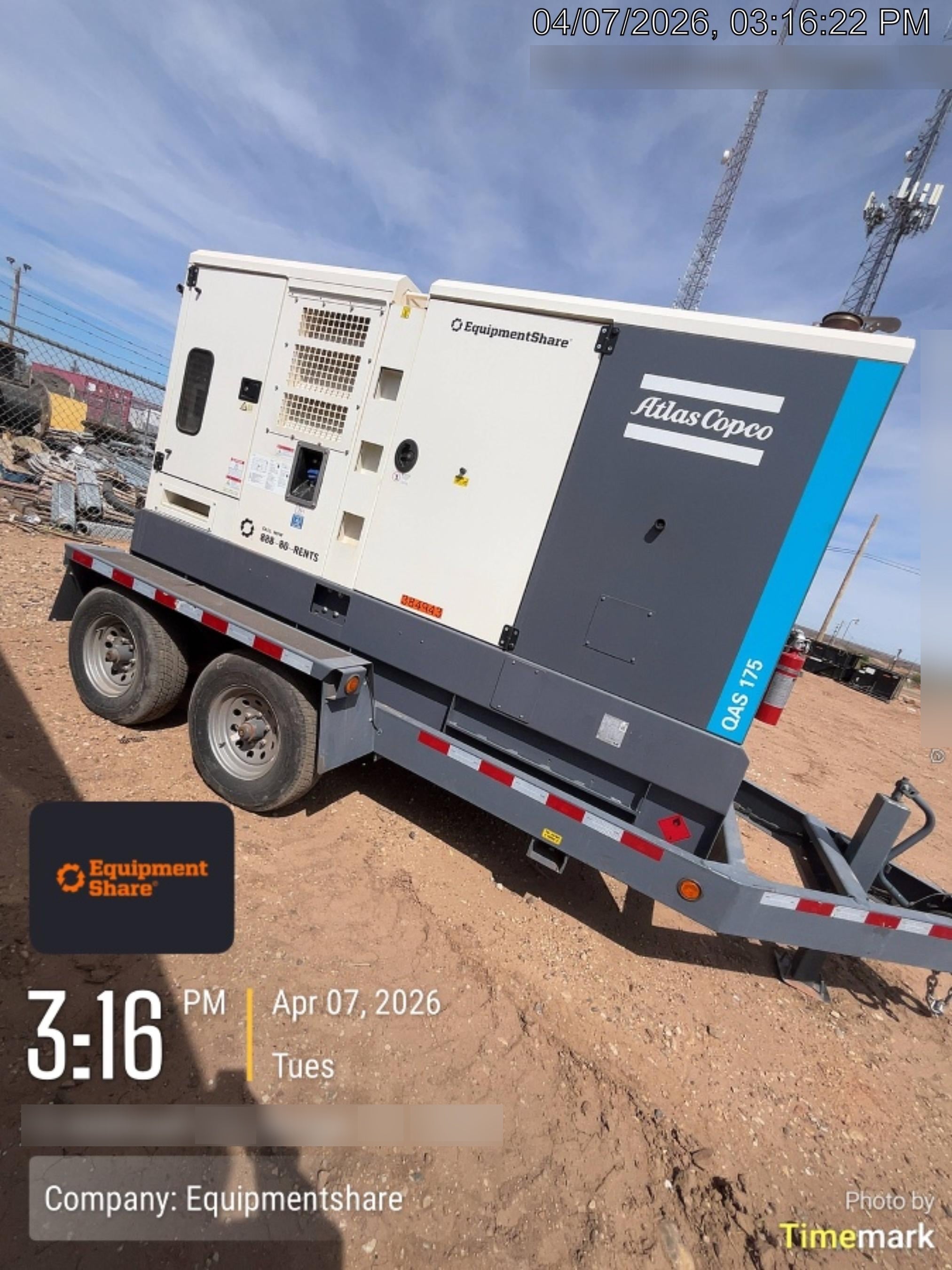 2023 ATLAS COPCO QAS 175
