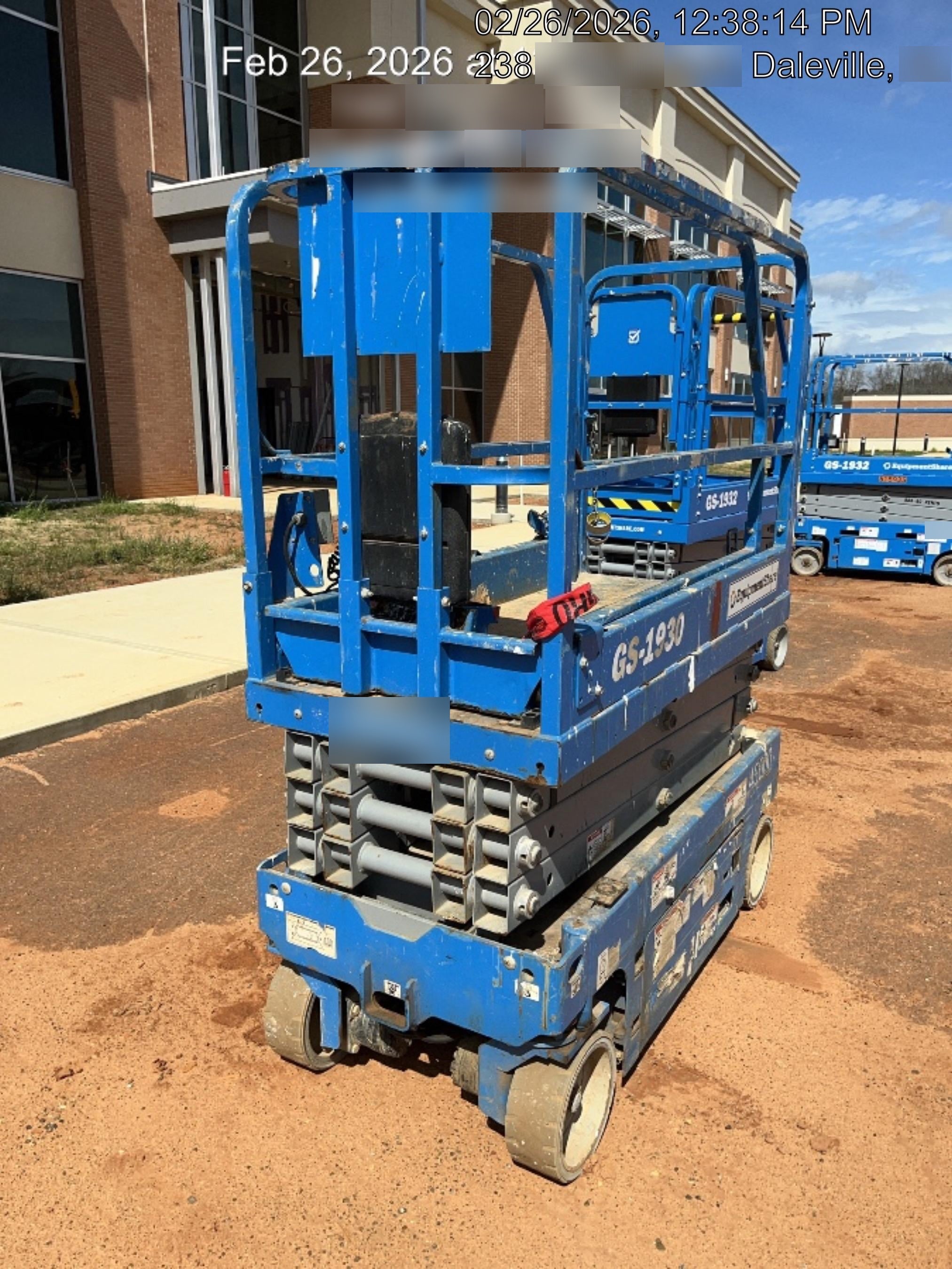 2019 Genie GS-1930 Fixed rails with chain Entry