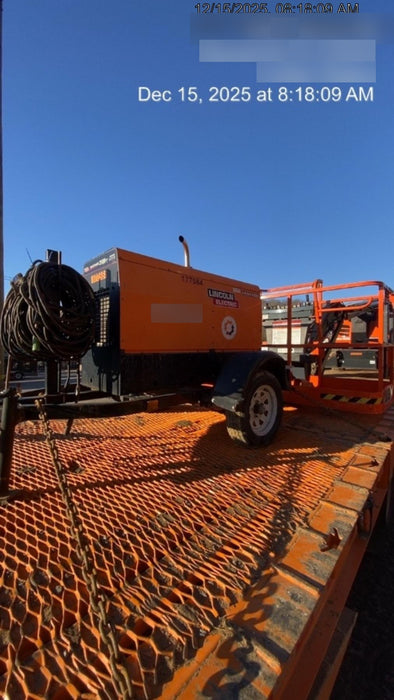 2021 Lincoln Electric Vantage 322 Vantage 322 Ready Pak 3 w/ Decals, ORANGE (includes trailer, cable rack, fender light kit) NO Telematics