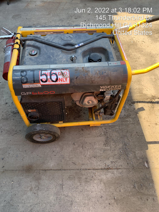 2018 WACKER NEUSON GP6600A