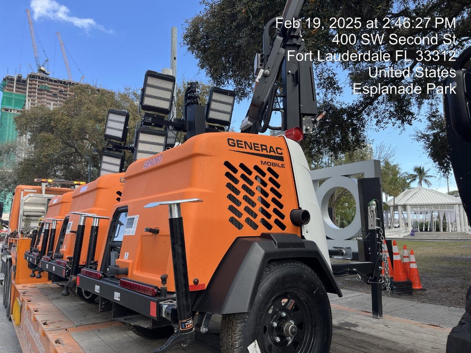 2025 Generac MLTS-4 Diesel, Mitsubishi L2E, 7.1 hp @1800 rpm, Flex Switch 120V Input, Powerzone Controller, (4) 320W LED Lights, 4kW Generator, 39.9 Gal Fuel Tank, 2" Ball, T3, ES Decals