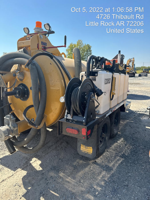 2021 Vac-Tron LP573XDT 500 Gallon Debris Tank w/ Hydraulic Tilt, two (2) 100 Gallon Water Tanks, Low Profile Torsion Axles (12,000 GVWR)
