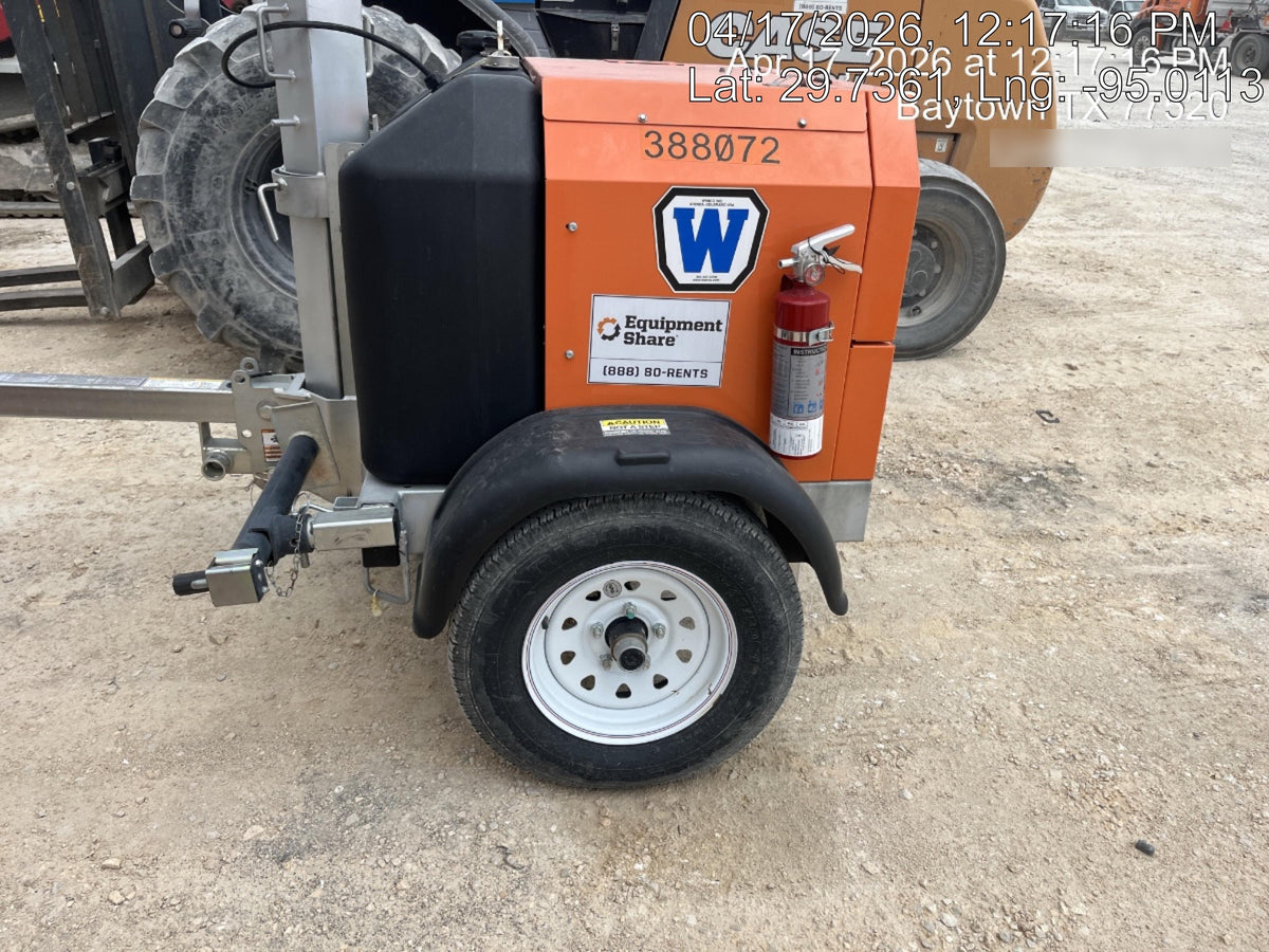 2024 Wanco WLTT-4MM4K Diesel, Deep Sea Controller, Shore Power Plug, Auto Start, (4) 350W LED Floodlights, 4kW Generator, 60 Gal Fuel Tank, 2" Ball, T3