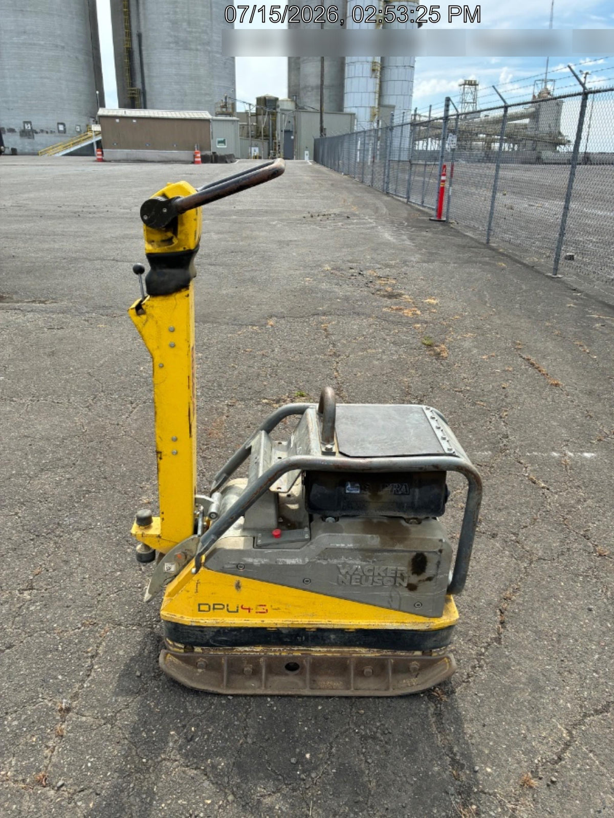 2020 Wacker Neuson DPU4545HEH Reversible Plate Compactor, Diesel