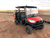 2020 Kubota RTV-X1140W-H Canopy, 4-Seater, Diesel, Windshield Acrylic Clear, LED Strobe, Backup Alarm