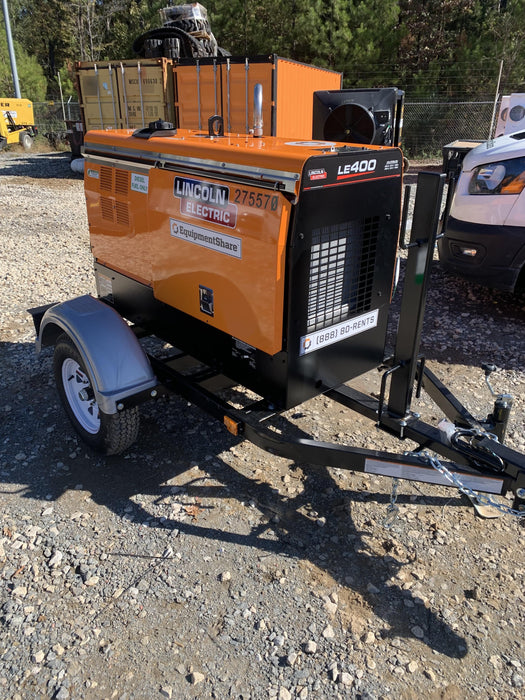 2022 Lincoln Electric LE400 Kubota V1505, Trlr, Cable Rack, Light Kit, ES Decals, T3