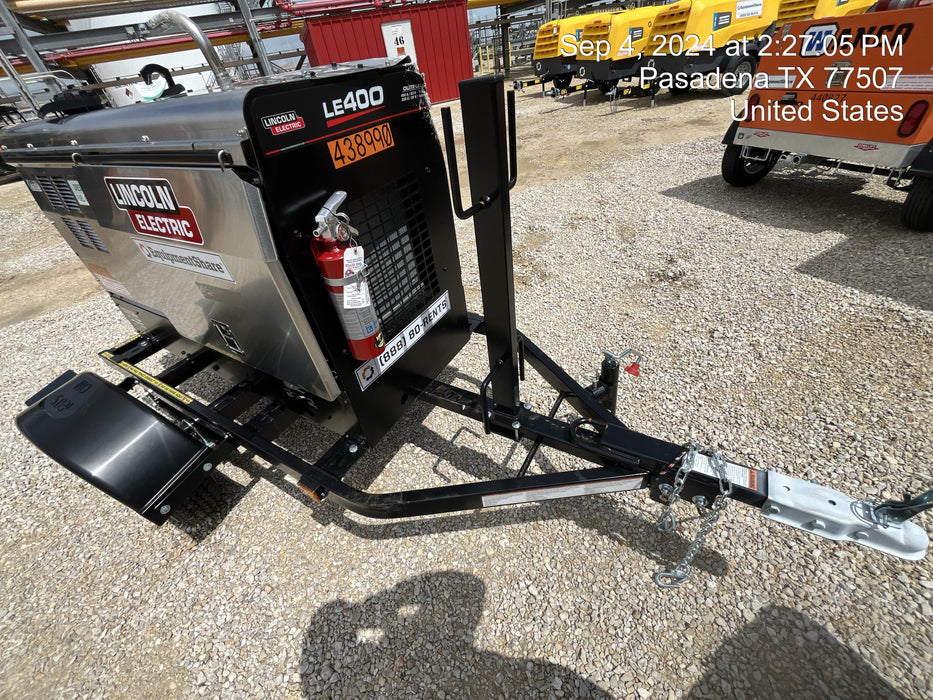 2024 Lincoln Electric LE400 Kubota V1505, Trlr, Cable Rack, Light Kit, ES Decals, T3