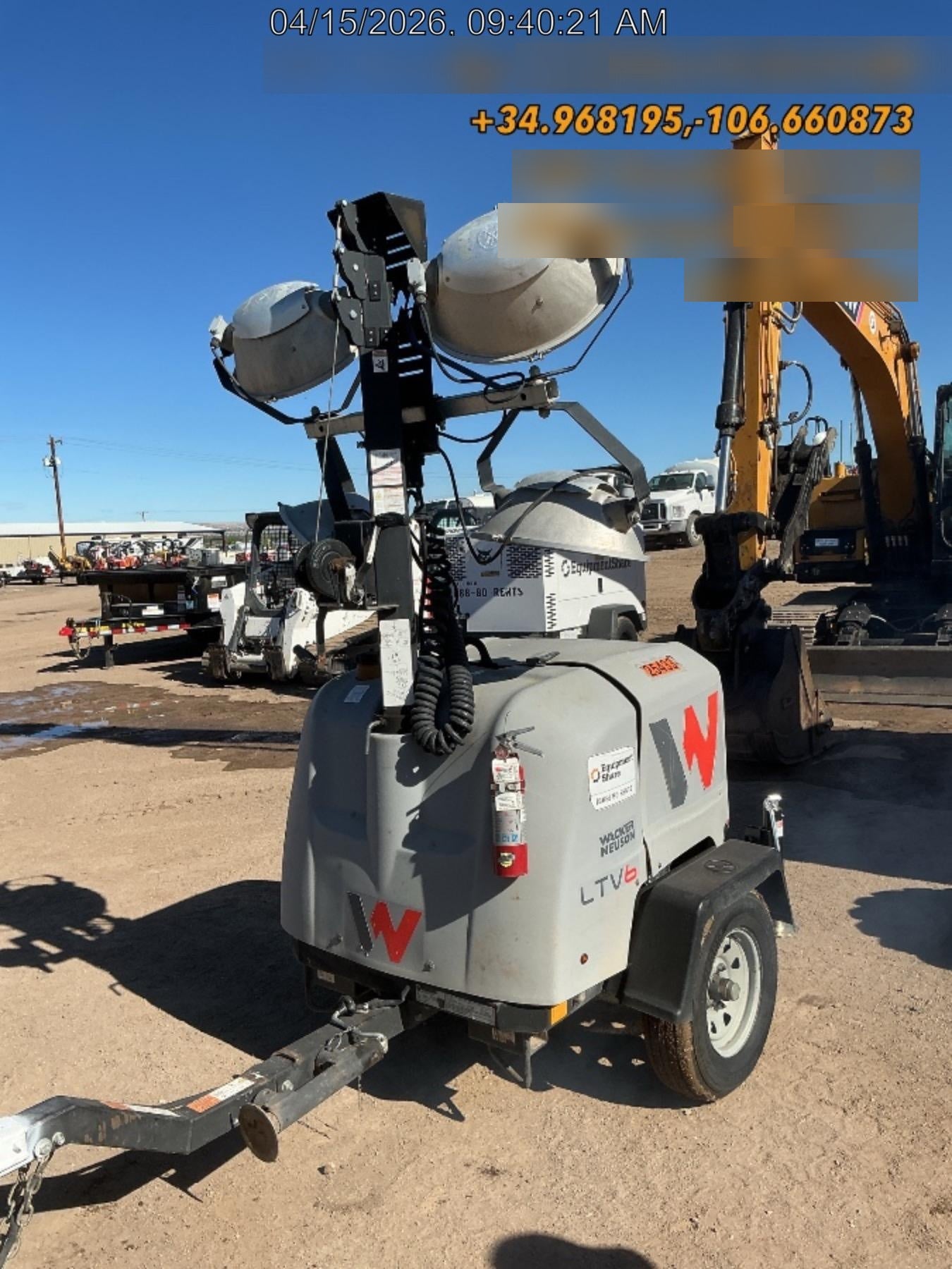 2019 Wacker Neuson LTV6L-MH Standard Options, ES Track Hardware, Fuel Level Sensor