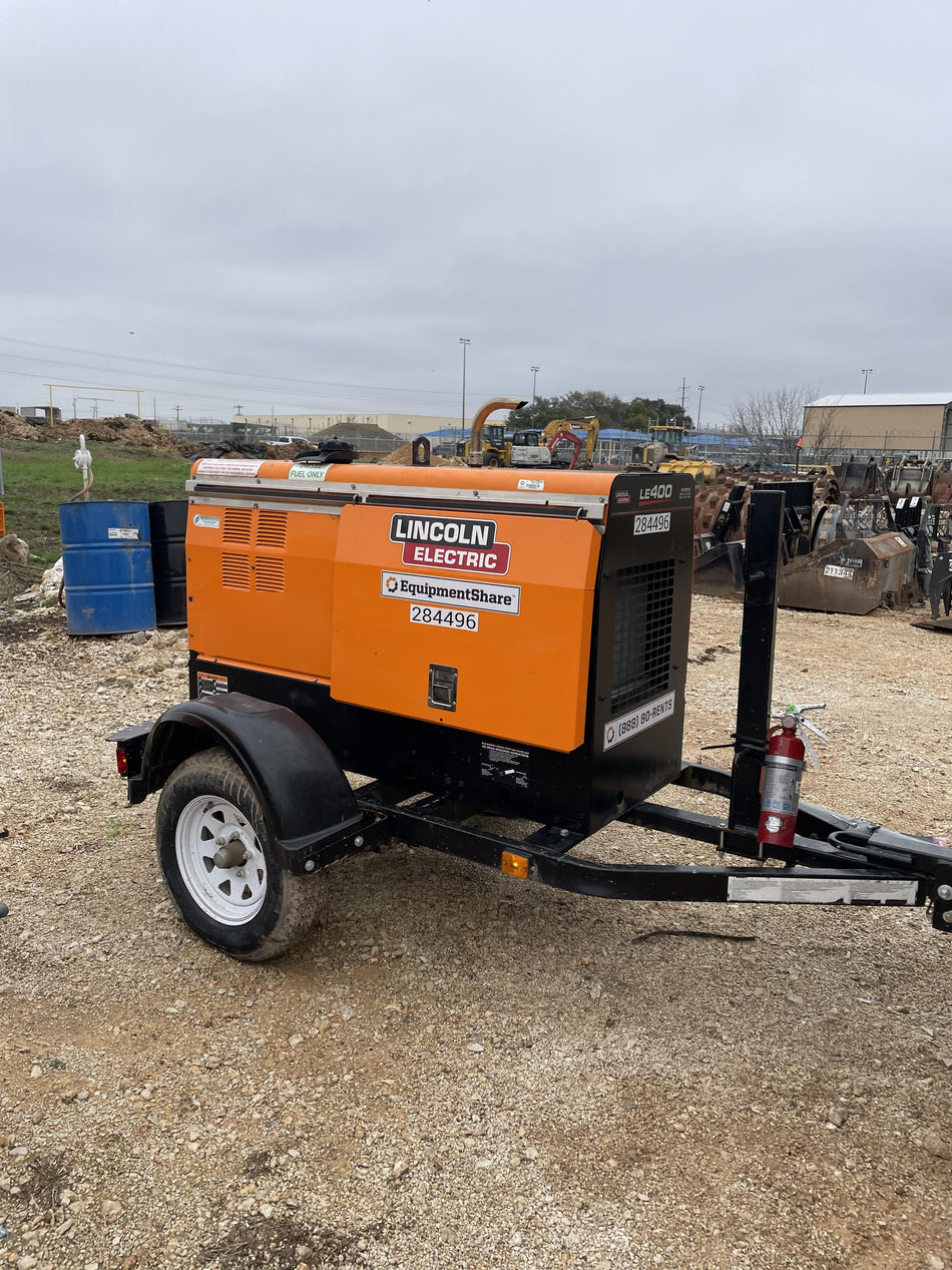 2022 Lincoln Electric LE400 Kubota V1505, Trlr, Cable Rack, Light Kit, ES Decals, T3