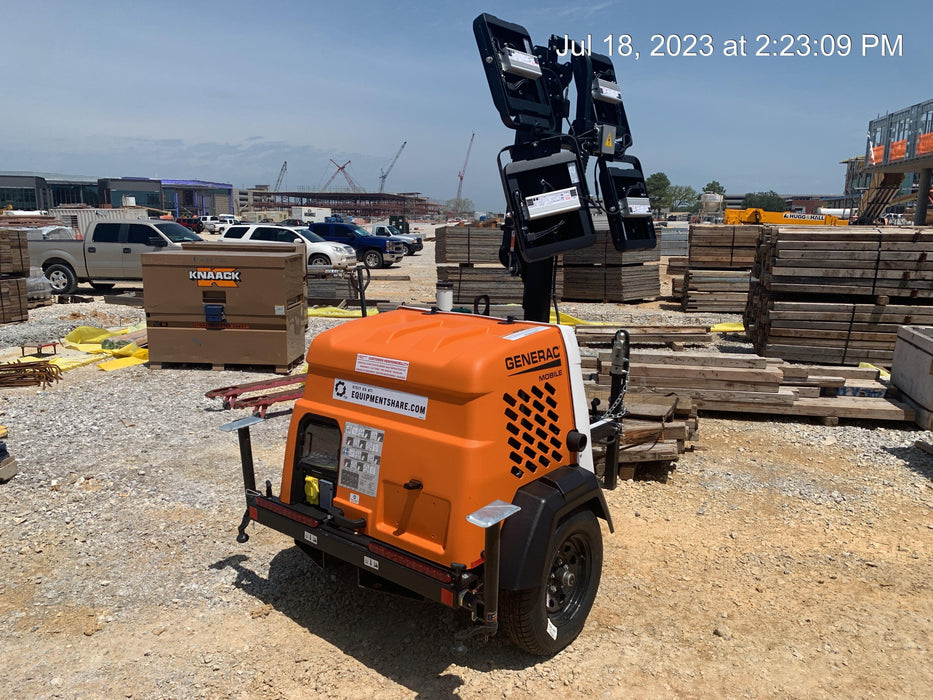 2023 Generac MLT2 Diesel, Flex Switch 120V Input, Powerzone Controller, (4) 320W LED Lights, 4kW Generator, 39.9 Gal Fuel Tank, 2" Ball, T3