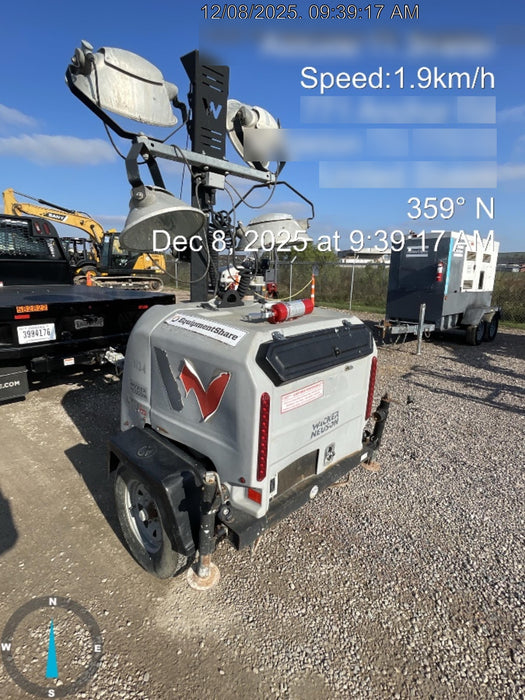 2018 Wacker Neuson LTV6L-MH Wacker Neuson LTV6L Mobile Light Tower w/Fuel Level Sensor Installed