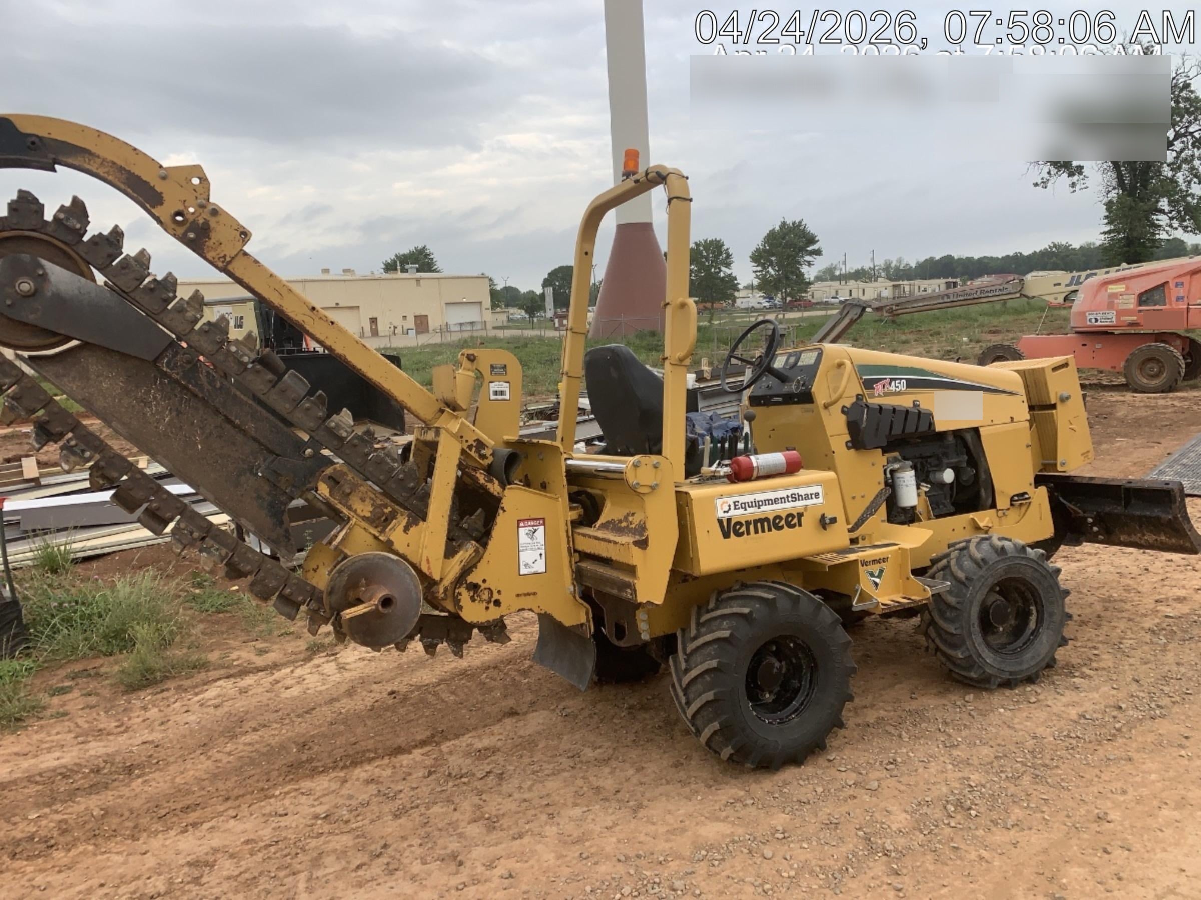 2019 VERMEER RTX450