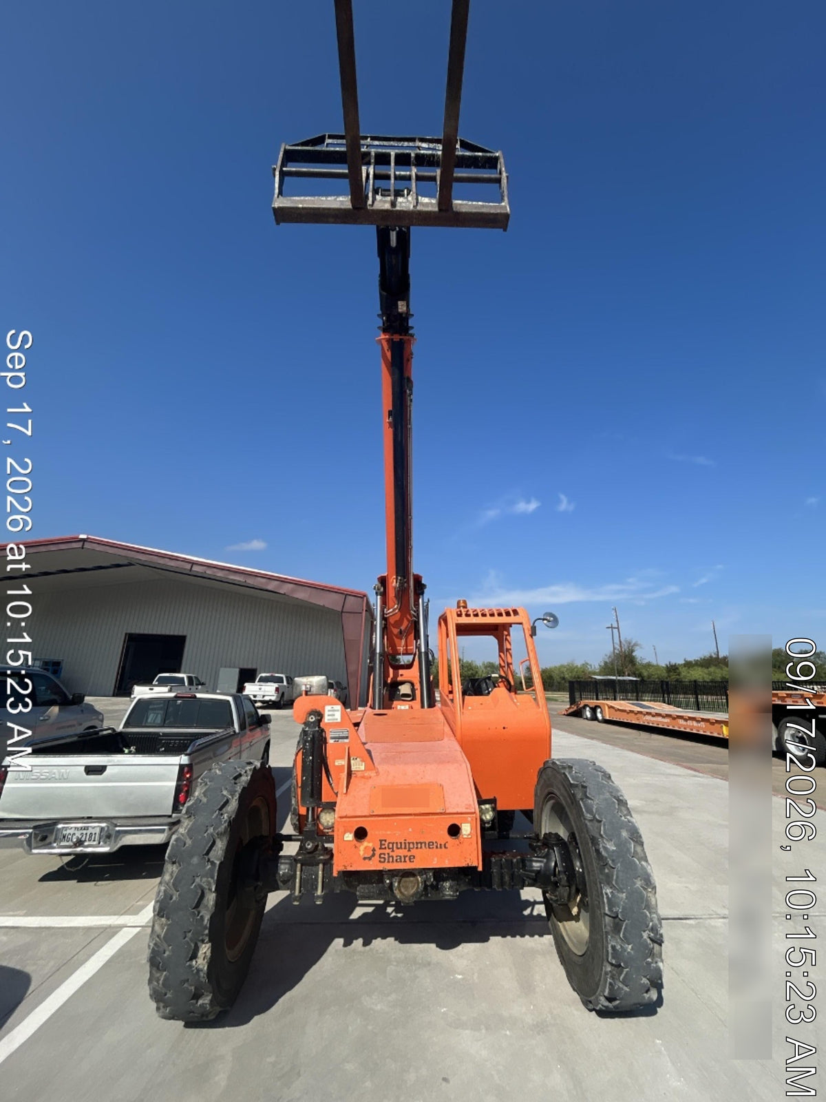 2019 Skytrak 6036 Canopy, Solid Tires, LED Work Lights, Beacon w/72" Carriage, 48" Pallet Forks