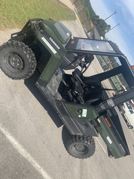 2021 Yanmar YU1000 Canopy, Steel Wheel, Poly WindShield, Beacon, Backup Alarm