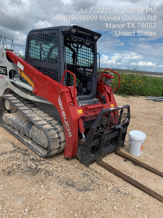 2020 Takeuchi TL12R2-CR Cab/Heat/Air, Hydraulic QC