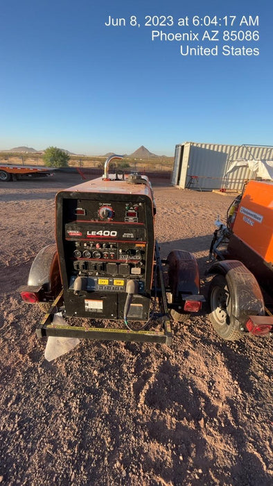 2023 Lincoln Electric LE400 Kubota V1505, Trlr, Cable Rack, Light Kit, ES Decals, T3