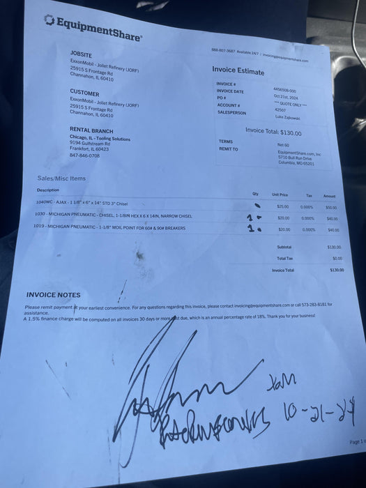 2022 MICHIGAN PNEUMATIC ES-TPB60-118-TRACKER