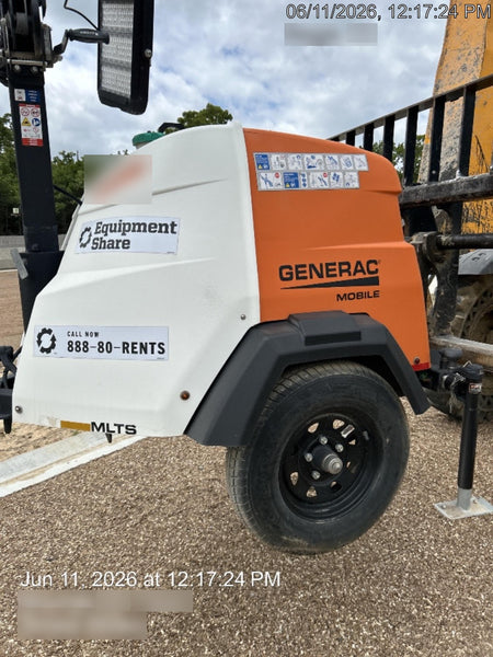 2023 Generac MLT2 Diesel, Flex Switch 120V Input, Powerzone Controller, (4) 320W LED Lights, 4kW Generator, 39.9 Gal Fuel Tank, 2" Ball, T3