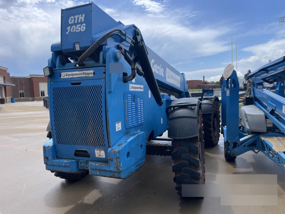 2018 Genie GTH-1056 Genie GTH-1056 w/ROPS, Work Lights, Solid Tires, RH Cab Mesh, Beacon, 60" Carriage and Forks