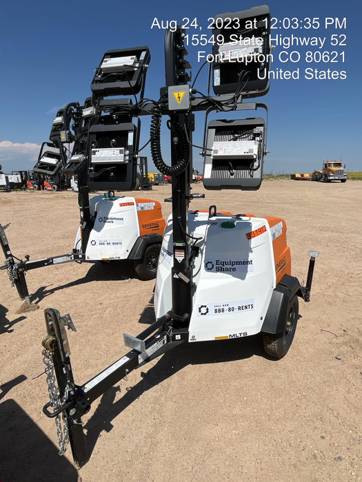 2023 Generac MLT2 Diesel, Flex Switch 120V Input, Powerzone Controller, (4) 320W LED Lights, 4kW Generator, 39.9 Gal Fuel Tank, 2" Ball, T3