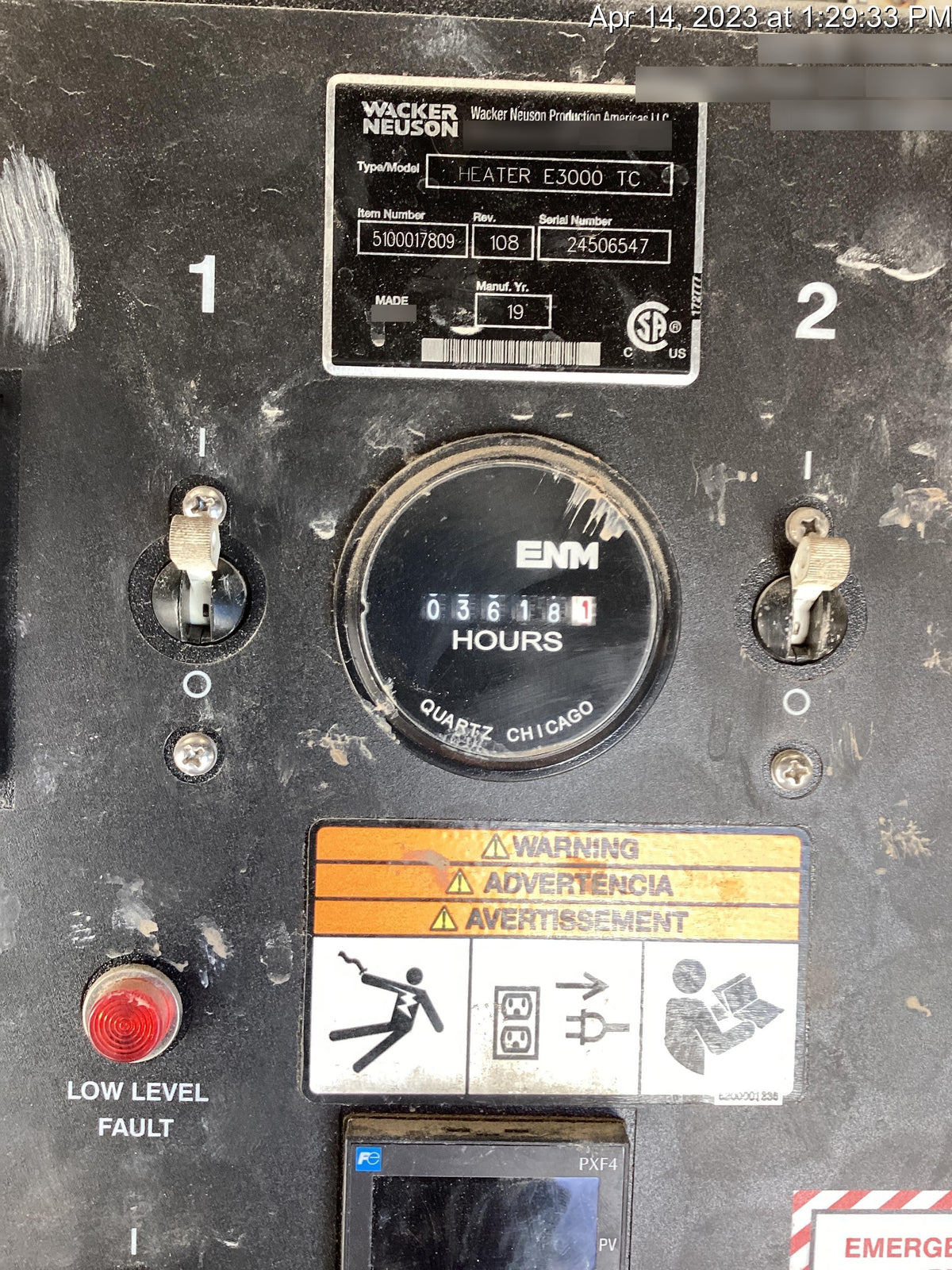 2019 WACKER NEUSON E3000