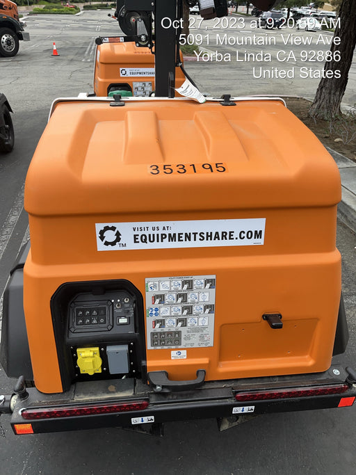 2023 Generac MLT2 Diesel, Flex Switch 120V Input, Powerzone Controller, (4) 320W LED Lights, 4kW Generator, 39.9 Gal Fuel Tank, 2" Ball, T3