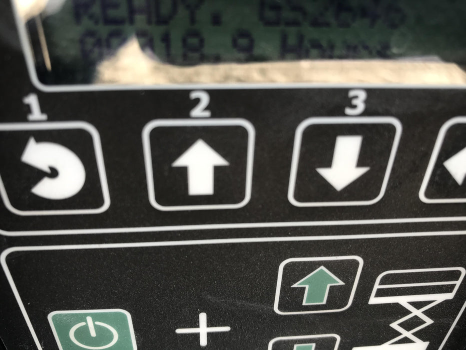 2019 Genie GS-2646 folding rails with full height swing gate