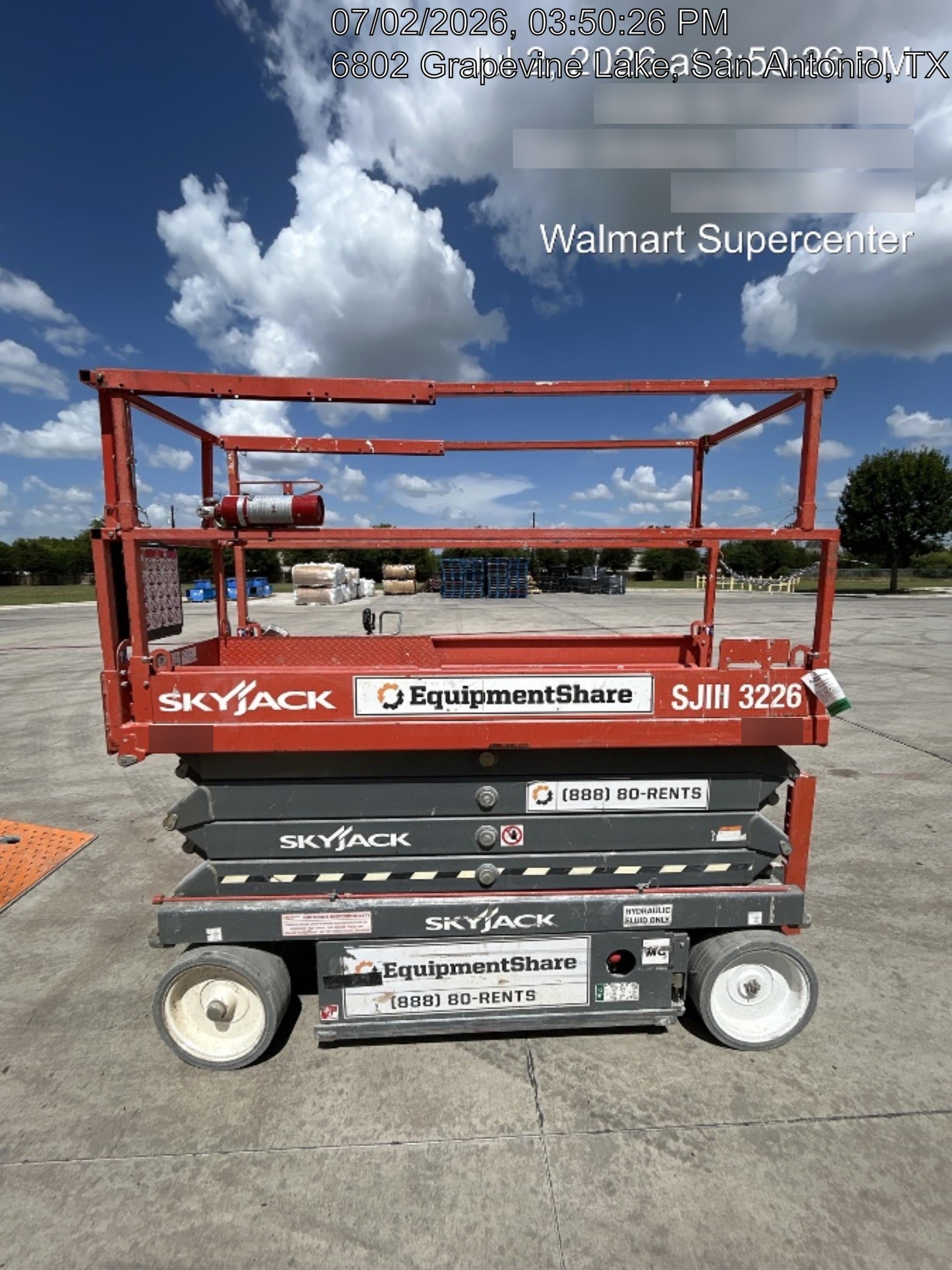 2019 Skyjack SJIII-3226 Standard Options, Trojan Batteries