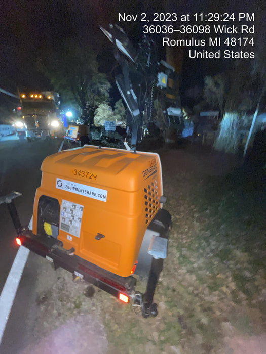 2023 Generac MLT2 Diesel, Flex Switch 120V Input, Powerzone Controller, (4) 320W LED Lights, 4kW Generator, 39.9 Gal Fuel Tank, 2" Ball, T3