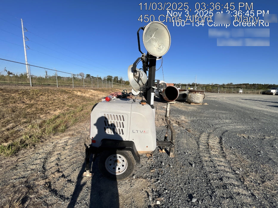 Wacker Neuson LTV6K-MH Wacker Neuson LTV6K Mobile Light Tower w/Fuel Level Sensor Installed