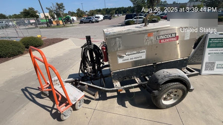2019 Lincoln Electric Vantage 322 Lincoln Vantage 322 Welder w/Trailer, Light Kit, Cable Rack