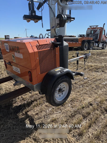 2024 Wanco WLTT-4MM4K Diesel, Deep Sea Controller, Shore Power Plug, Auto Start, (4) 350W LED Floodlights, 4kW Generator, 60 Gal Fuel Tank, 2" Ball, T3