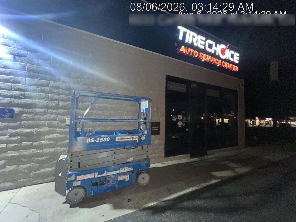 2020 Genie GS-1930 Fixed rails with chain entry gate - Pre A92.20, 800W Inverter
