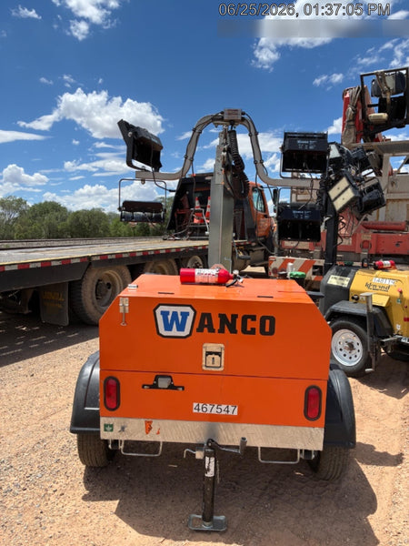 2024 Wanco WLTT-4MM4K Diesel, Deep Sea Controller, Shore Power Plug, Auto Start, (4) 350W LED Floodlights, 4kW Generator, 60 Gal Fuel Tank, 2" Ball, T3