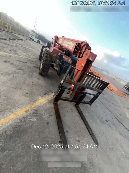 2018 Manitou MTA10055 Manitou MTA 10055 w/Open ROPS, Work Lights/Strobe, Aux Hyd, Solid Tires, Lift Hook, 66" Carriage, 60" Forks