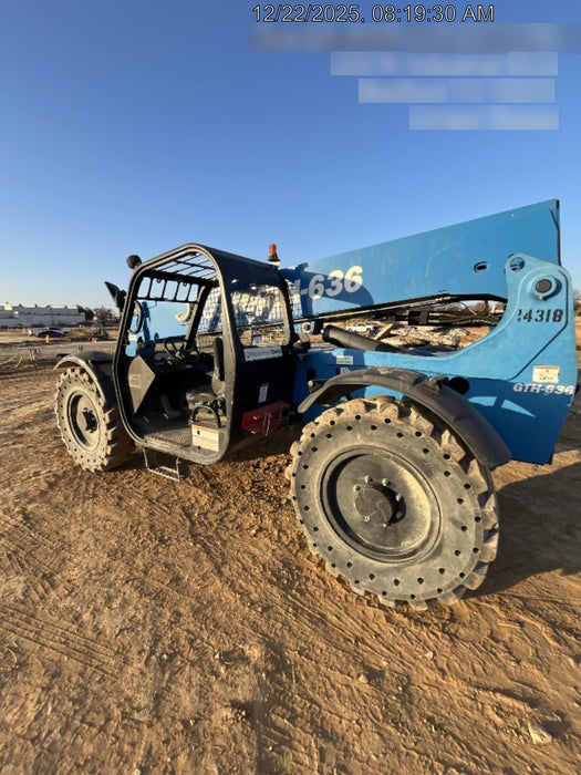2018 Genie GTH-636 GTH-636 w/Open ROPS, Solid Tires, beacon/work lights, 48" carriage/forks
