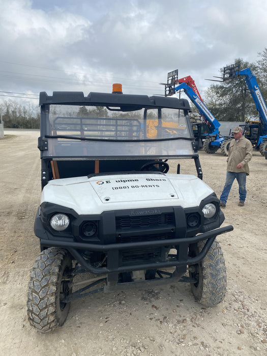 2022 Kawasaki Mule PRO-DXT Standard Options, Backup Alarm, Beacon, Plastic Hard Top, Poly Windshield, Horn Kit