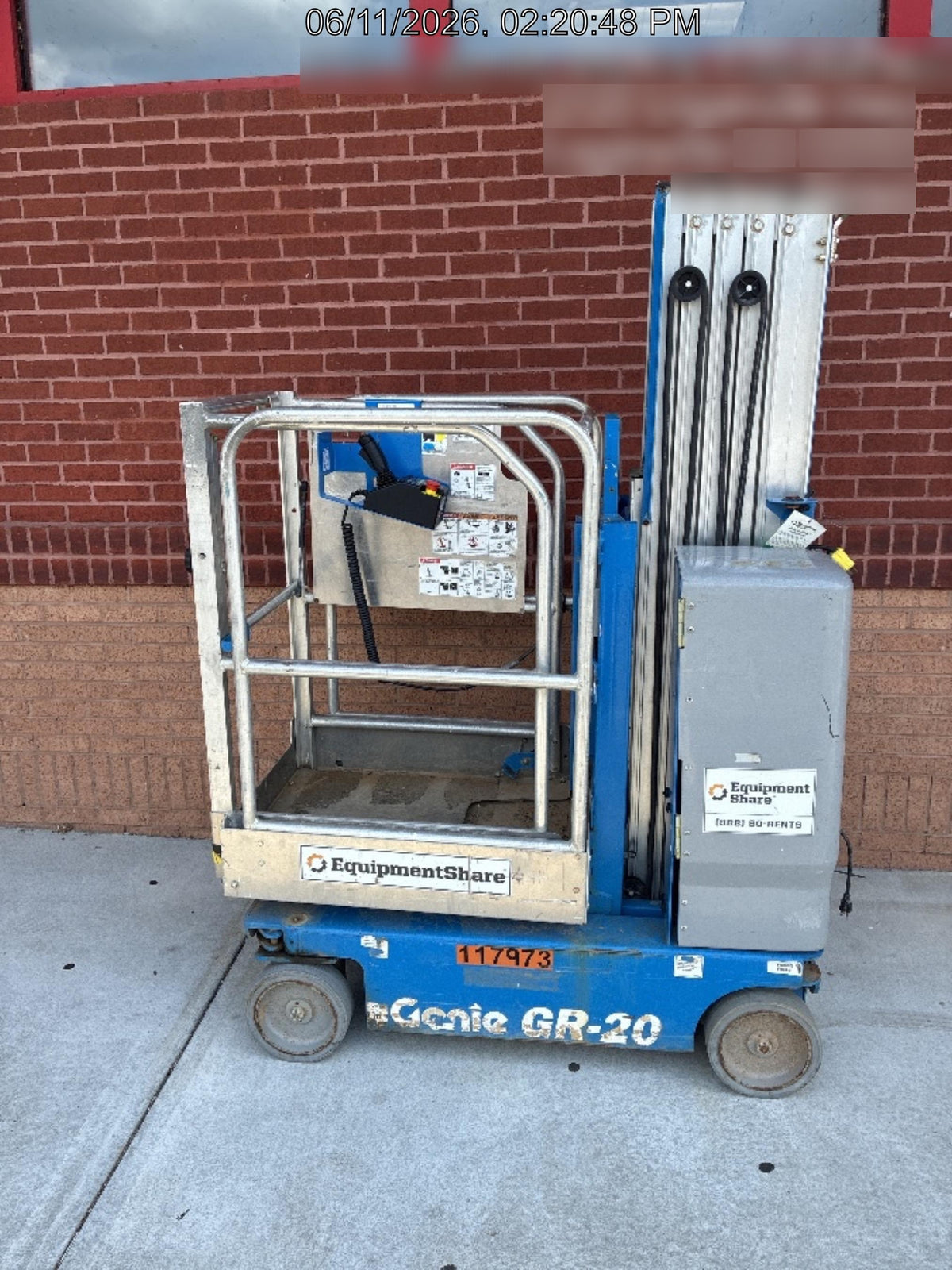 2020 GENIE GR-20