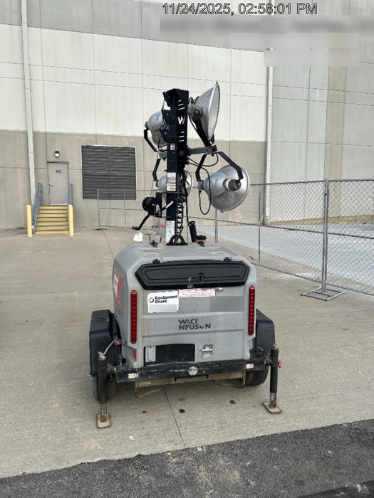 2019 Wacker Neuson LTV6L-MH Wacker Neuson LTV6L Mobile Light Tower w/Fuel Level Sensor Installed